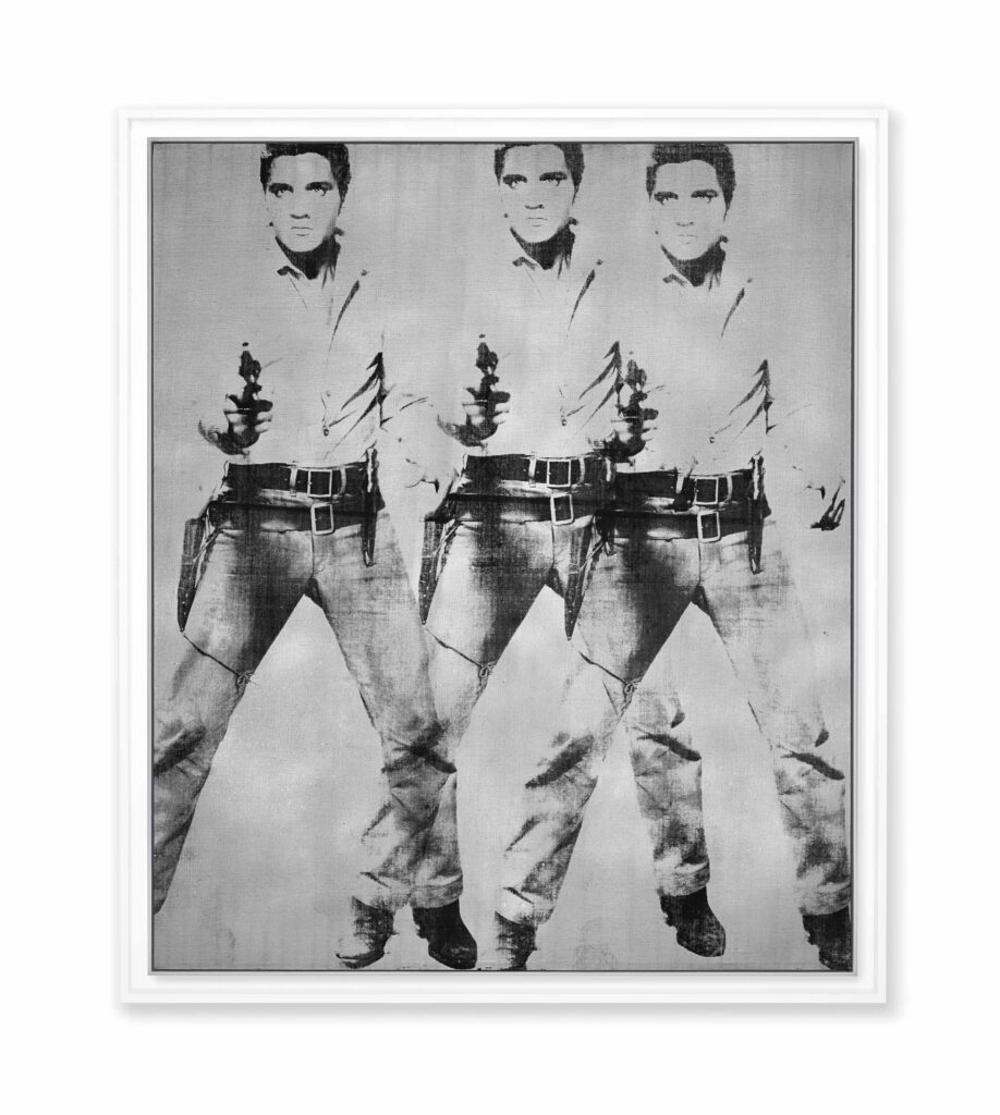 Trippel Elvis van warhol